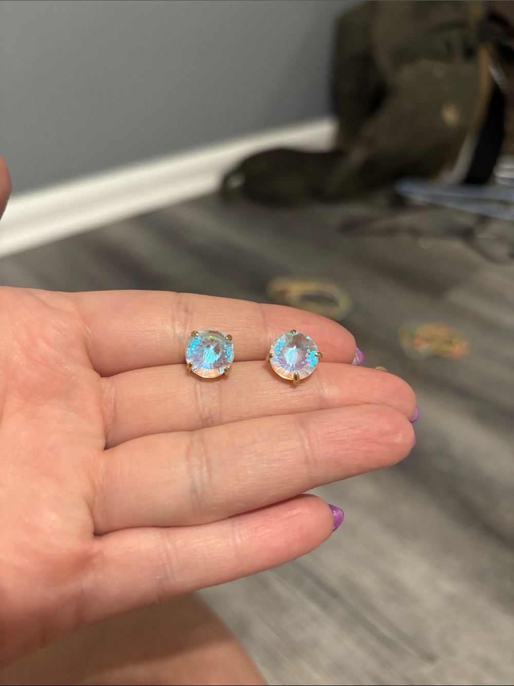 Kendra Scott opal earrings